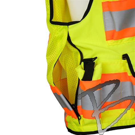 Engineer Reflective Vest Construction Vest Safety Work Vest For