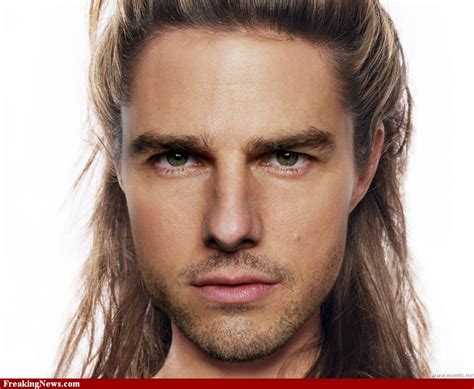 For the movie, the last samurai, tom cruise had to grow his hair out, and he had it here we see tom cruise with his hair cut short, and to make his hairstyle look more stylish, he has decided to make his hair spiky in front! Tom Cruise Long hair fashion | FASHIONGURU99
