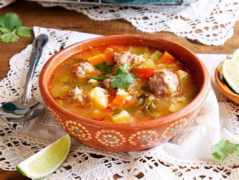 Albóndigas Con Caldo Albondigas Soup Recipe Recipe Mexican
