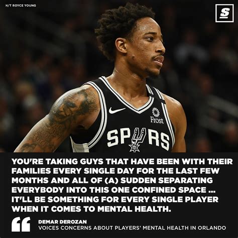 Demar Derozan Is Concerned About The Mental Health Struggles That