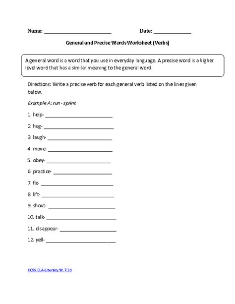 Develop skills with our 7th grade language arts worksheets in grammar, vocabulary, and the figures of speech, and skillfully analyze informational texts. 7th Grade English Writing Worksheets - DIY Worksheet