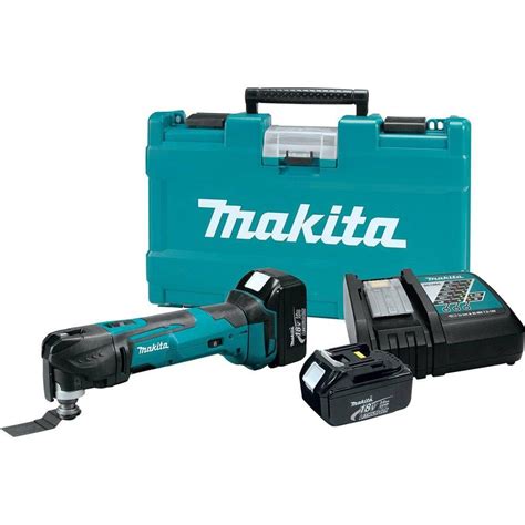 Makita 18 Volt Lxt Lithium Ion Cordless Multi Tool Kit Xmt035 The Home Depot