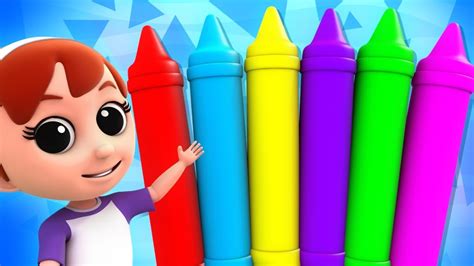 Crayons Colors Song Nursery Rhymes Songs For Children Baby Rhyme