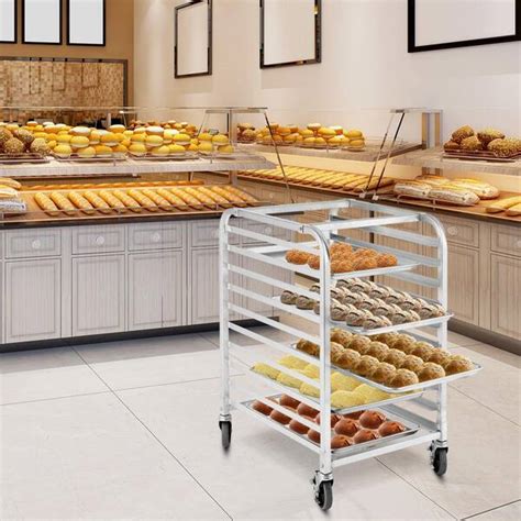 Giantex Tier Aluminum Bakery Rack Home Commercial Kitchen Bun Pan