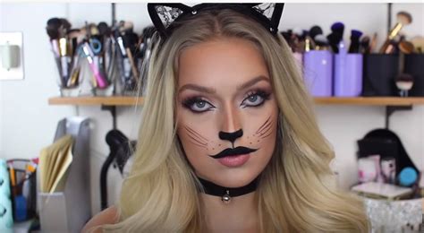 How to do an intermediate cat makeup look. 8 Easy Halloween Makeup Tutorials For the Cheap & Lazy ...