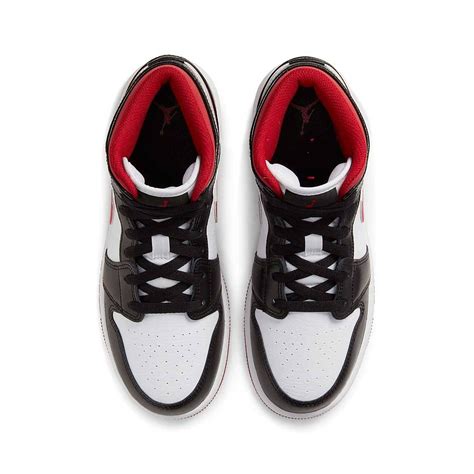 Giày Nike Air Jordan 1 Mid Gs Black Gym Red Dj4695 122