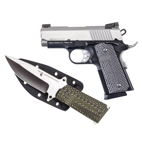 Desert Eagle 1911 U Stainless Two Tone With Knife1911 Kahr Firearms