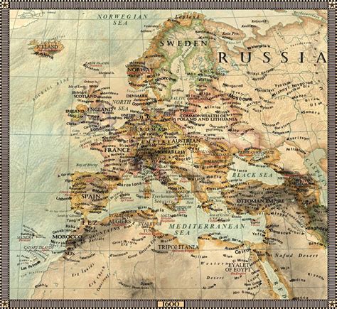 Europe In 1600 By Jaysimons On Deviantart