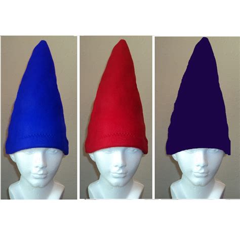 One Gnome Hat Your Choice Of Red Or Blue Halloween Costume Etsy