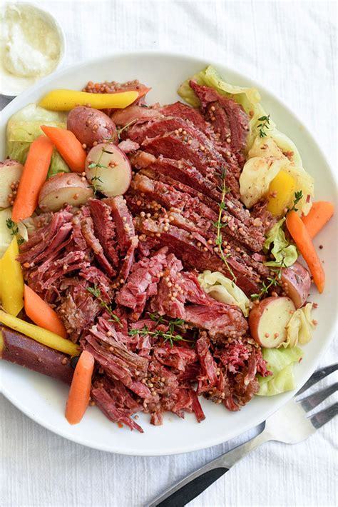 Place corned beef brisket and 1 cup water in the instant pot. CrockPot Corned Beef and Cabbage (or Instant Pot ...