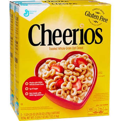 General Mills Cheerios Cereal 2035 Oz 2 Count