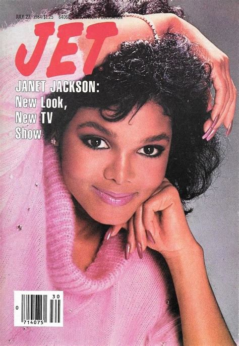Jet Janet Jackson July 23 1984 Jet Magazine Ebony Magazine Cover