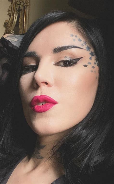 Kat Von D From Stars With Face Tattoos E News