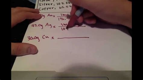 W i = m i m tot. Mass Fraction and Mole Fraction - YouTube