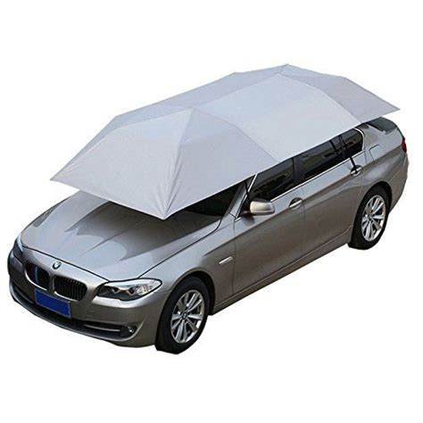 Semi Automatic Car Tent Movable Carport Folded Portable Automobile Protection Car Umbrella