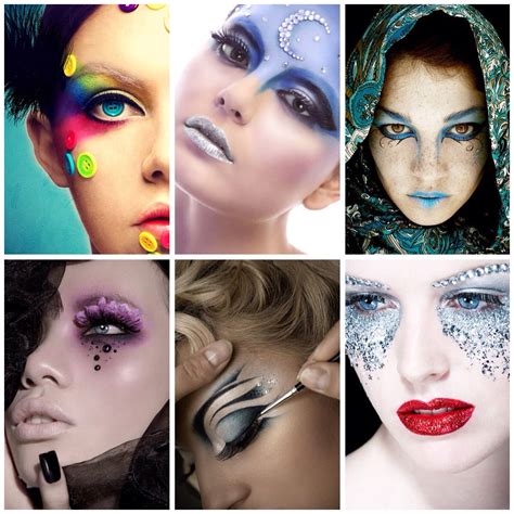 Creative Fashion Makeup Collage Inspiration Fashion Makeup Makeup