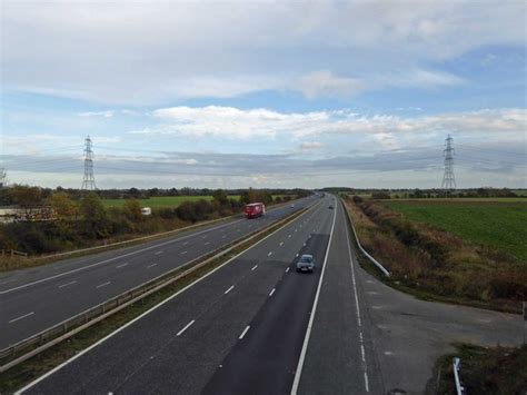 Samsung galaxy m62 android smartphone. M62 motorway eastbound at Pollington © Steve Fareham :: Geograph Britain and Ireland