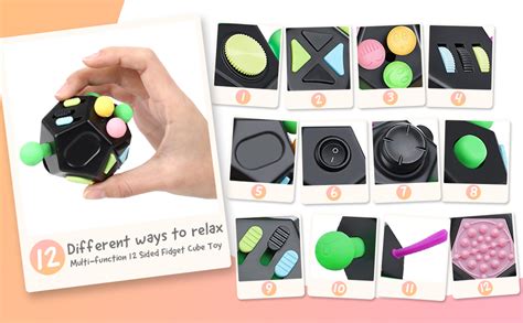 Vcostore 12 Sided Fidget Toys Dodecagon Fidget Toys Relieves Stress