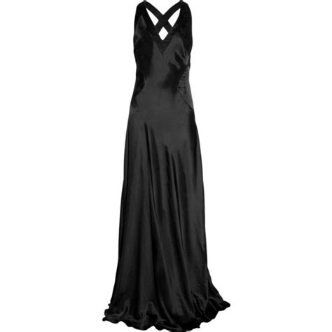 Emanuel Ungaro Lace Trimmed Satin Gown £608 Liked On Polyvore