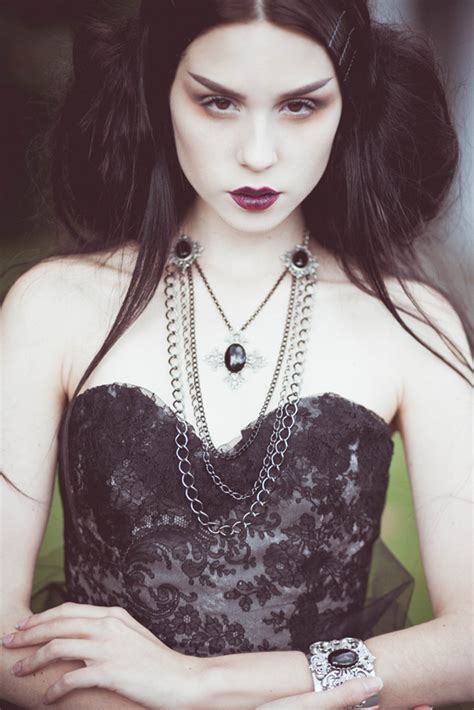 Highlights From The Romantic Goth Lookbook On Behance