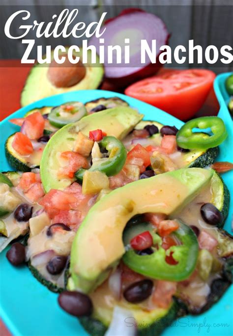 Grilled Zucchini Nachos Recipe