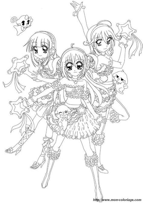 Coloring Manga Page Kilari With Her Friends Online Coloring Pages