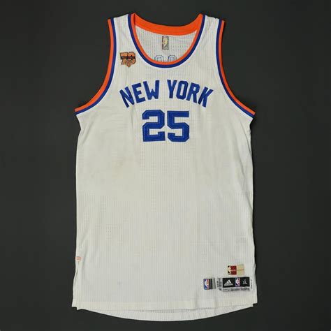 Hoopshype spoke with four nba scouts about their reaction to the trade and what it. Derrick Rose - New York Knicks - Game-Worn Hardwood Classics 1946-47 Home Style Jersey | NBA ...