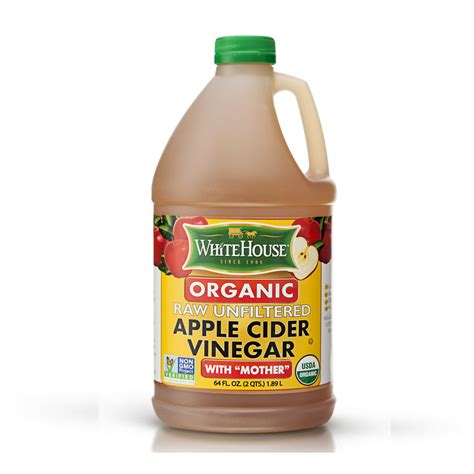 Whitehouse Organic Apple Cider Vinegar With Mother 64oz