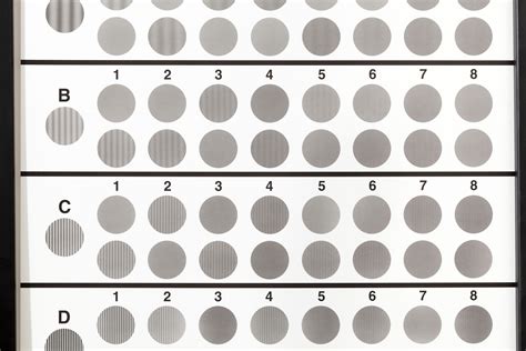 Printable Contrast Sensitivity Test Chart Free Printable Download