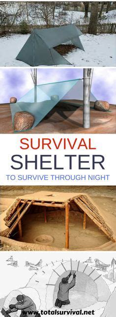 How To Build Diy Survival Shelters To Survive Through The Night