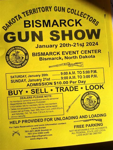 dakota territory gun collectors gun show