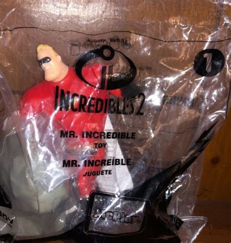 New Incredibles 2 Mr Incredible Mcdonalds Toy 1 2018 Nip Ebay