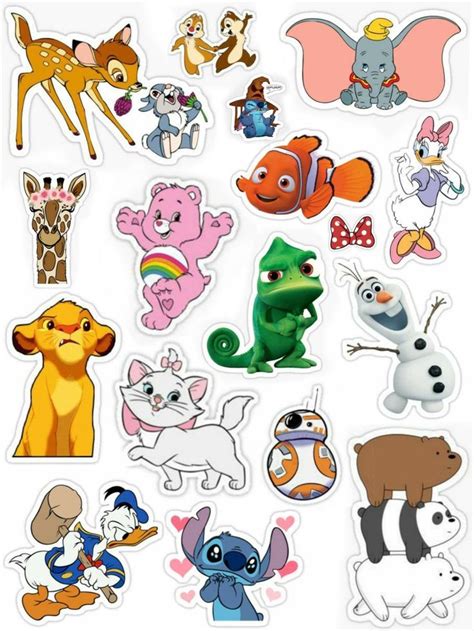 Disney Sticker Pegatinas Bonitas Pegatinas Para Imprimir Gratis