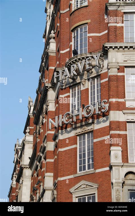Harvey Nichols Department Store In Knightsbridge London England Stock