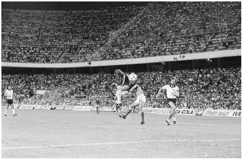 Battiston and schumacher were both sprinting towards a long through ball pass from michel platini. Old School Panini: Best of 2013 : Juillet-Août
