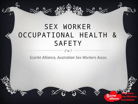 Pptx Sex Worker Occupational Health And Safety Dokumen Tips