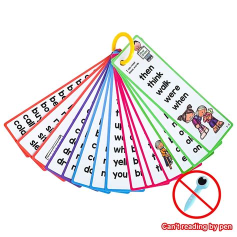 220 English Sight Words Flashcards High Frequency Common Words Learn To