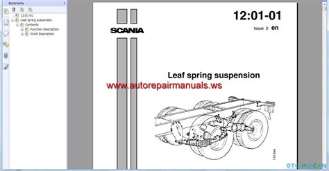 Scania Trucks Suspension System Service Training Auto Repair Manual