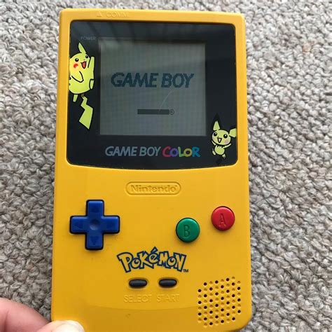 Original Pokemon Nintendo Gameboy Colour Pikachu Limited Edition In