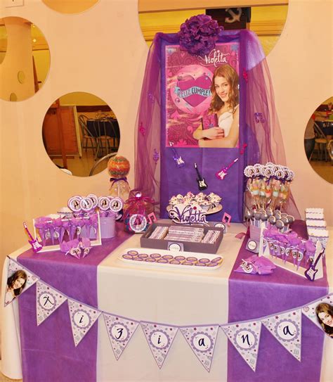 Violetta Disney Candy Bar By Violeta Glace Fiesta Cumpleaños