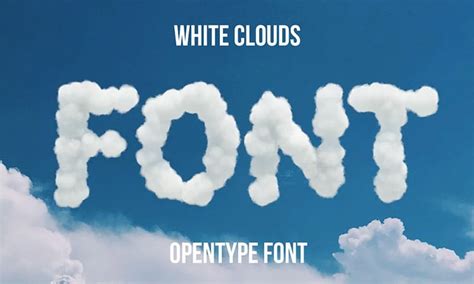 25 Best Cloud Fonts With Puffy Playful Style Vandelay Design
