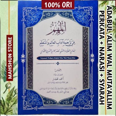 Jual Original Terjemah Kitab Adabul Alim Wal Mutaallim Makna Perkata