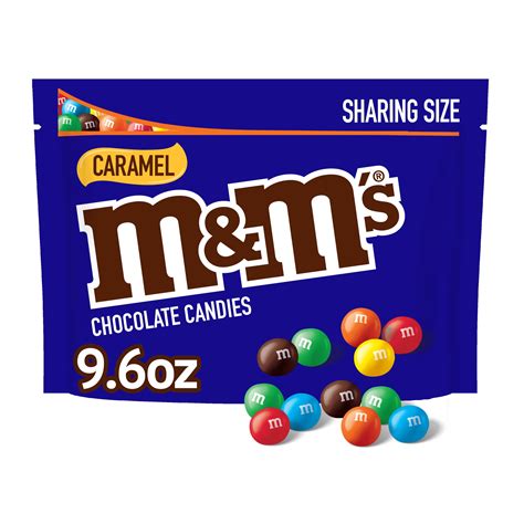 Mandm S Caramel Chocolate Candy Sharing Size 9 6 Oz Bag