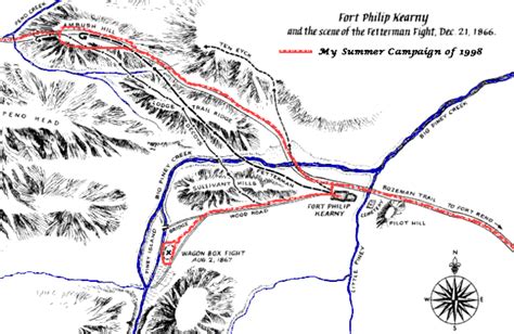 Fetterman Massacre Wagon Box Fight And Fort Phil Kearny Wyoming