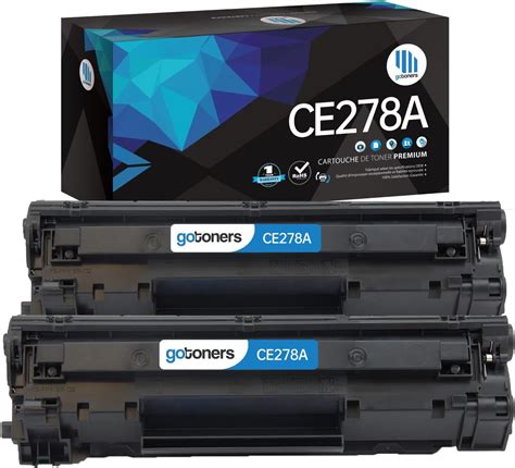 Ce278a 2pk Gotoners Compatible Hp 78a Toner Ce278a For Hp Laserjet