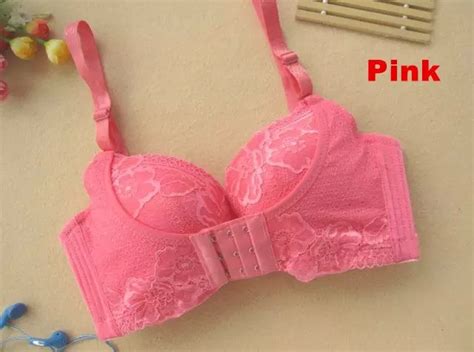 2019 sexy women bras push up 3 4 cup soft women s underwear embroidery pearl massage adjusted