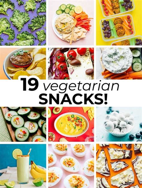 19 Quick And Easy Vegetarian Snacks Live Eat Learn