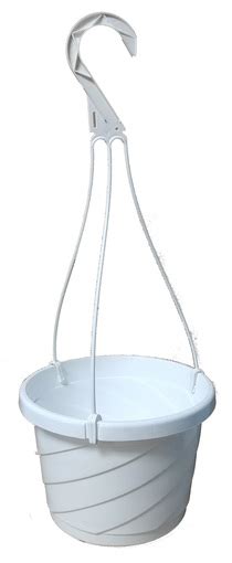 Pot dimensions (7.25 inch round at the top and 5.5 inch deep.) color: 10 NEW ~ 8 Inch Hanging Basket Plastic Nursery Pots ...