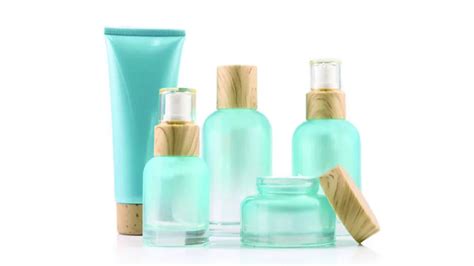 Customized Skin Care Cream Cosmetic Sets Gradient Blue Color Face Toner