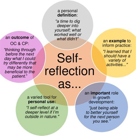 Outcome Space Of Self Reflection Depiction Of A Sampling Of Collective